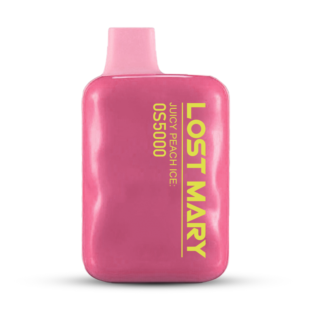 Lostmary OS5000 Juicy Peach Ice Disposable Vape Lost Mary Lostmary OS5000 Juicy Peach Ice Disposable Vape Lost Mary