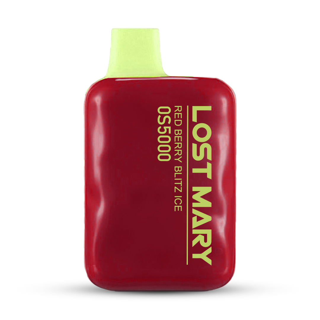 Lostmary OS5000 Red Berry Blitz Ice Disposable Vape Lost Mary Lostmary OS5000 Red Berry Blitz Ice Disposable Vape Lost Mary